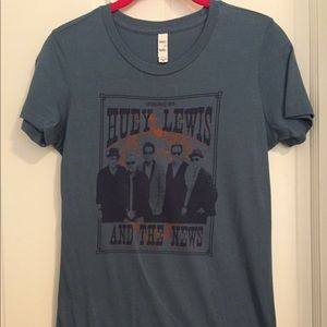 Huey Lewis and the News 2015 concert tee size M